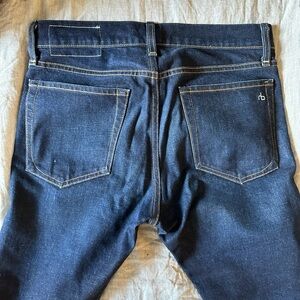rag & bone Fit 1 Extra Slim Blue Jeans - size 30